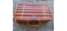 valisette retro en bambou vintage