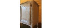 Meuble bar tele relooké couleur taupe style design