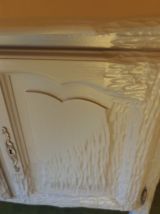 Meuble bar tele relooké couleur taupe style design