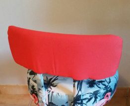 Adorable chaise de coiffeuse vintage relookée