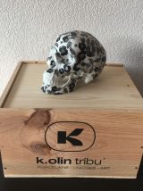 Cranes SKULL NOON porcelaine limoges