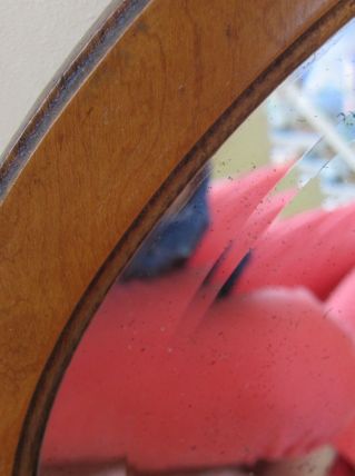 miroir ovale année 40