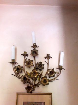 paire d'applique laiton
