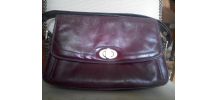 Magnifique sac cuir d'agneau