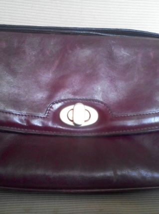 Magnifique sac cuir d'agneau