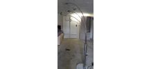 lampadaire chrome 