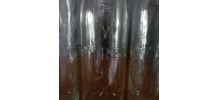 Lot de 3 biberons verre