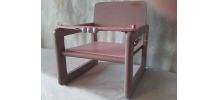 chaise poupée en bois