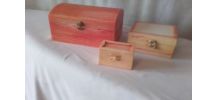 boites à bijoux en bois par 3