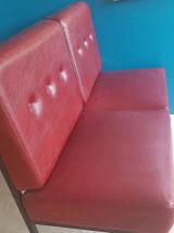 Paire de 2 banquettes de bistrot