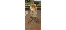 Ancien projecteur style manufacture avec petit compartiment 