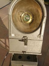 Ancien projecteur style manufacture avec petit compartiment 
