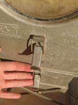 Ancien projecteur style manufacture avec petit compartiment 