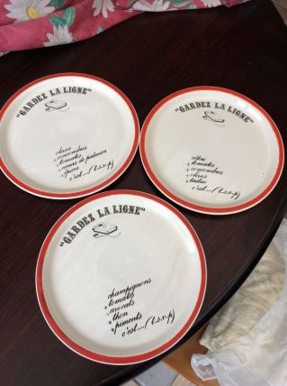 Assiettes bistrots 