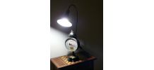 lampe de divers éléments vintage et industriel