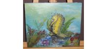 Tableau - Huile sur toile.