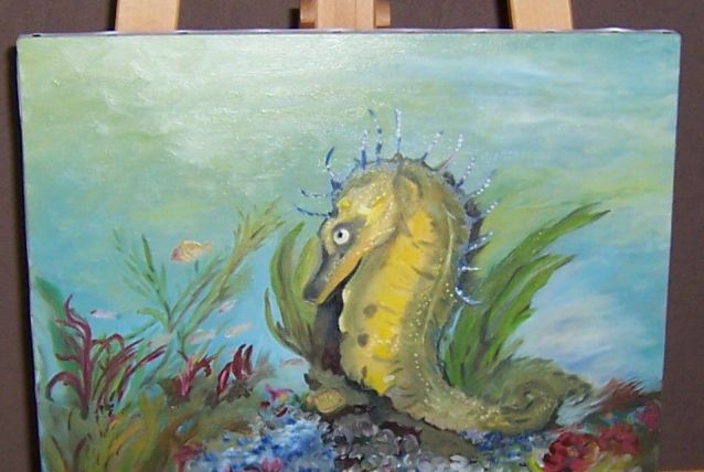 Tableau - Huile sur toile.