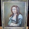 Tableau - Huile sur toile  encadrée 