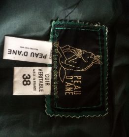 Veste en cuir