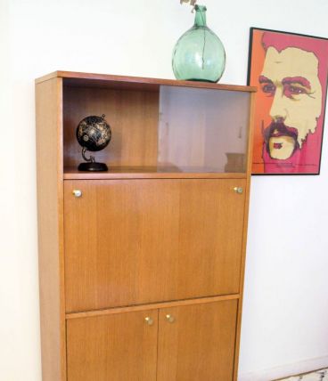 Secrétaire bureau vintage années 60 style Pierre Guariche