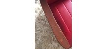 Fauteuil en skaï 50's