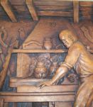 SCULPTURE MURAL RESINE DE BOIS L'EBENISTE 