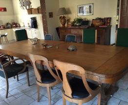 Table chêne XXL