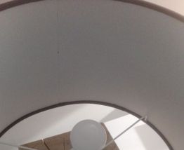 Lampe en bois massif