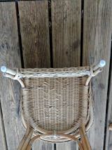 Chaise rotin enfant VINTAGE - Bohème
