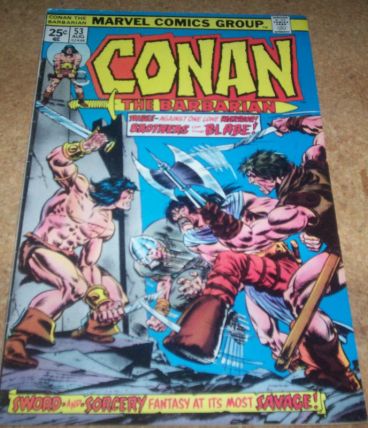 TRES RARE CONAN MARVEL USA NO 53 DE 1975 comme neuf 