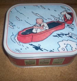 GROSSE BOITE METAL COLLECTION TINTIN le petit vingtième 