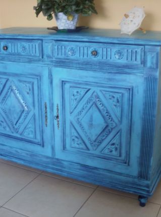 buffet relooké patine