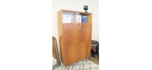 Secrétaire bureau vintage années 60 style scandinave