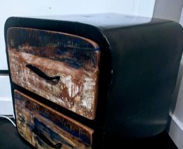 Table de Chevet Style industriel-retro