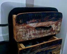 Table de Chevet Style industriel-retro