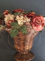 Bouquet de fleurs et végétaux séchés