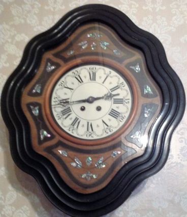 Horloge  Oeil de boeuf second empire