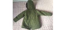 Manteau hiver kaki 2-3 ans