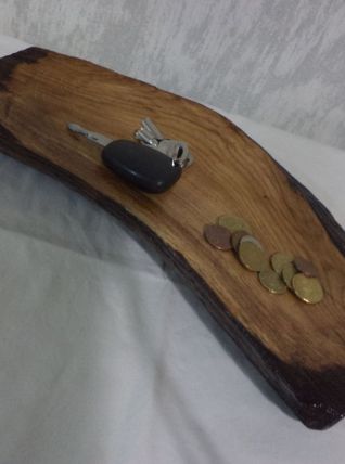 VIDE POCHE EN BOIS chene massif DECORATION DESIGN