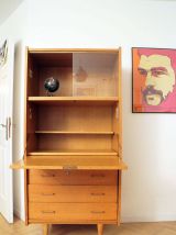 Secrétaire bureau vintage années 60 style scandinave