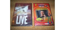LOT 2 DVD JOHNNY HALLYDAY NEUF 