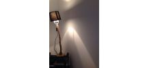 lampe bois flotté 