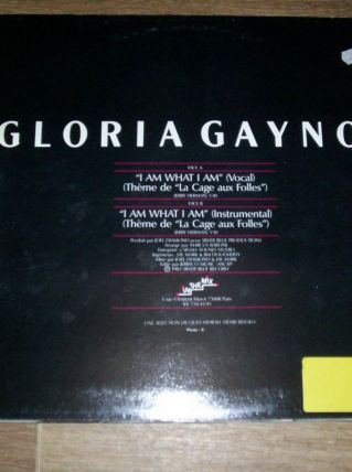 MAXI 45 TOURS GLORIA GAYNOR theme film 