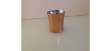 JOLI PETIT POT VINTAGE IMITATION CUIVRE MARTELE