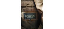 veste en cuir 3/4
