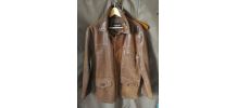 veste en cuir 3/4
