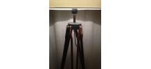 superbe lampadaire s/ancien trépied photo bois
