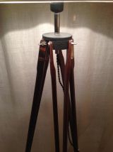 superbe lampadaire s/ancien trépied photo bois