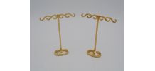 Paire de supports à bijoux