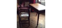 table de travail 1900 et son fauteuil